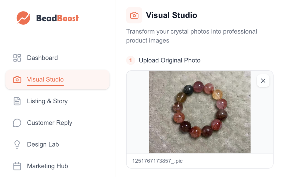 Step 01: Snap & Upload